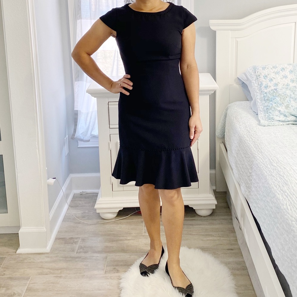 Karl Lagerfeld Black Dress, Size 4